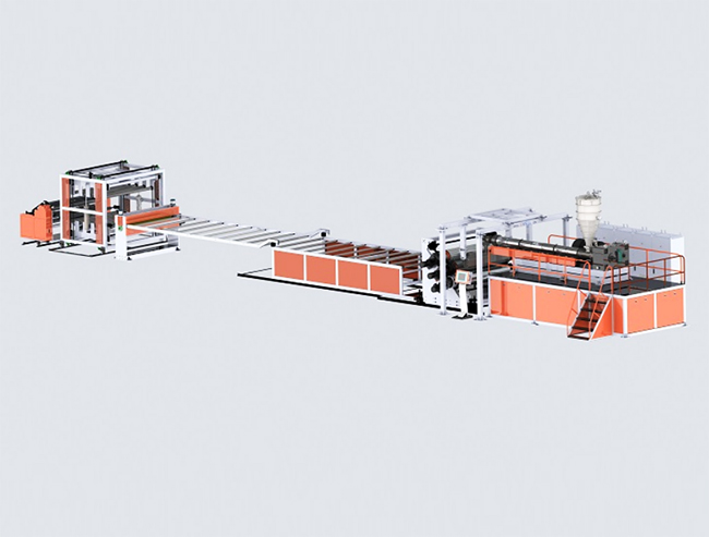 PVC Super transparent crystal board extrusion production line