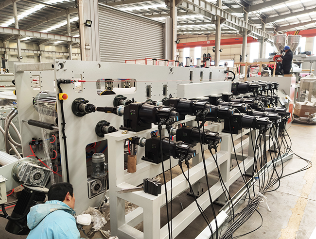 PET Unidirectional stretching production line