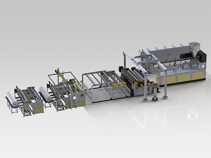 EVA POE Solar energy packaging adhesive film production line